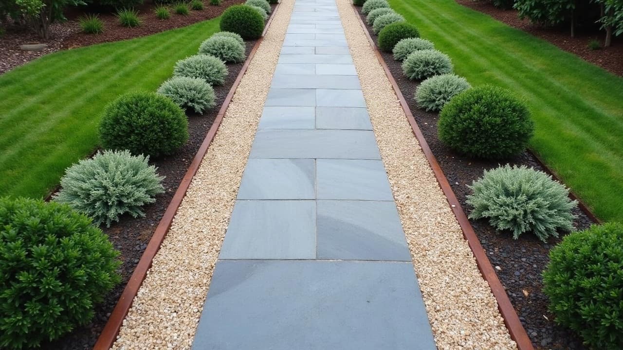 Gravier, pavés ou dalles : ce qui change pour une allée de jardin