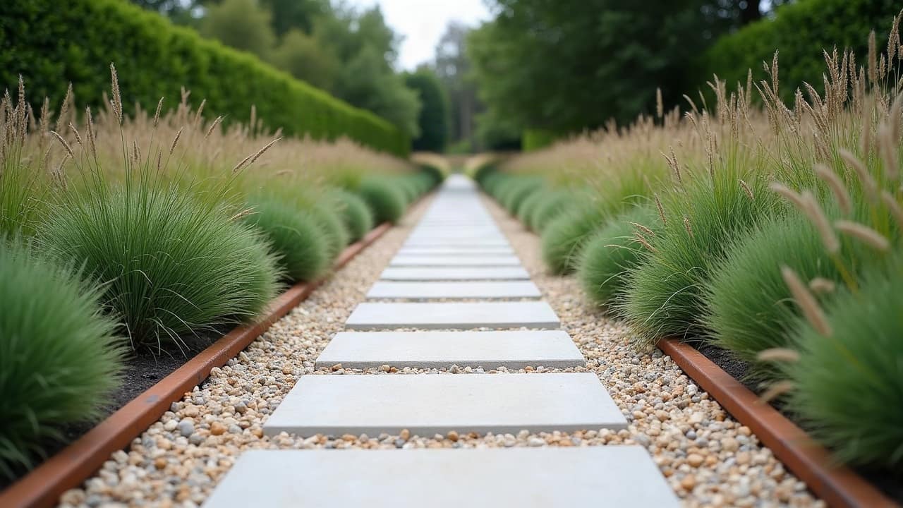 Entretenir une allée neuve et limiter les herbes indésirables