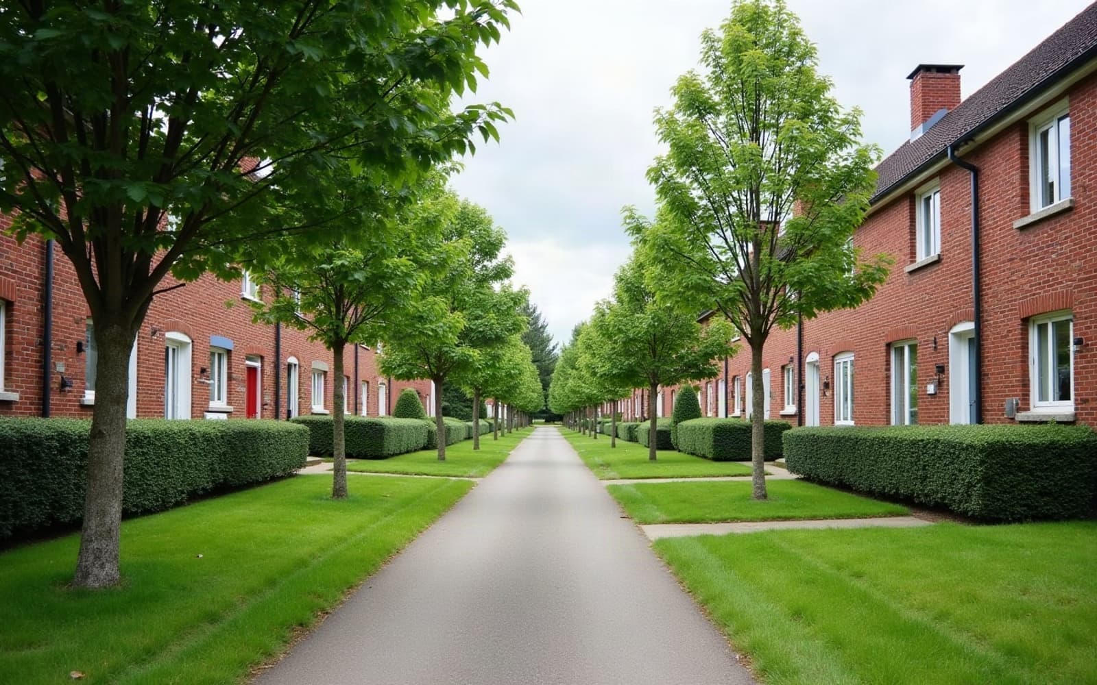 Quartier résidentiel construit en 1965 à Dainville