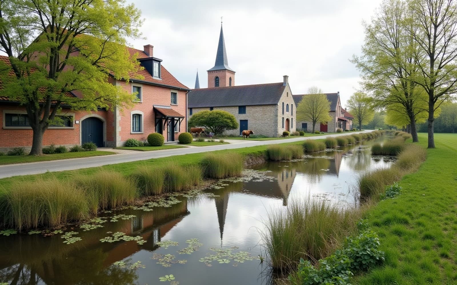 Vallée de la Scarpe et marais protégé à Marœuil