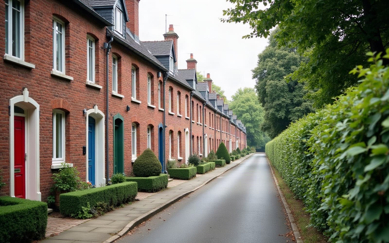 Habitat dense de faubourg à Saint-Nicolas