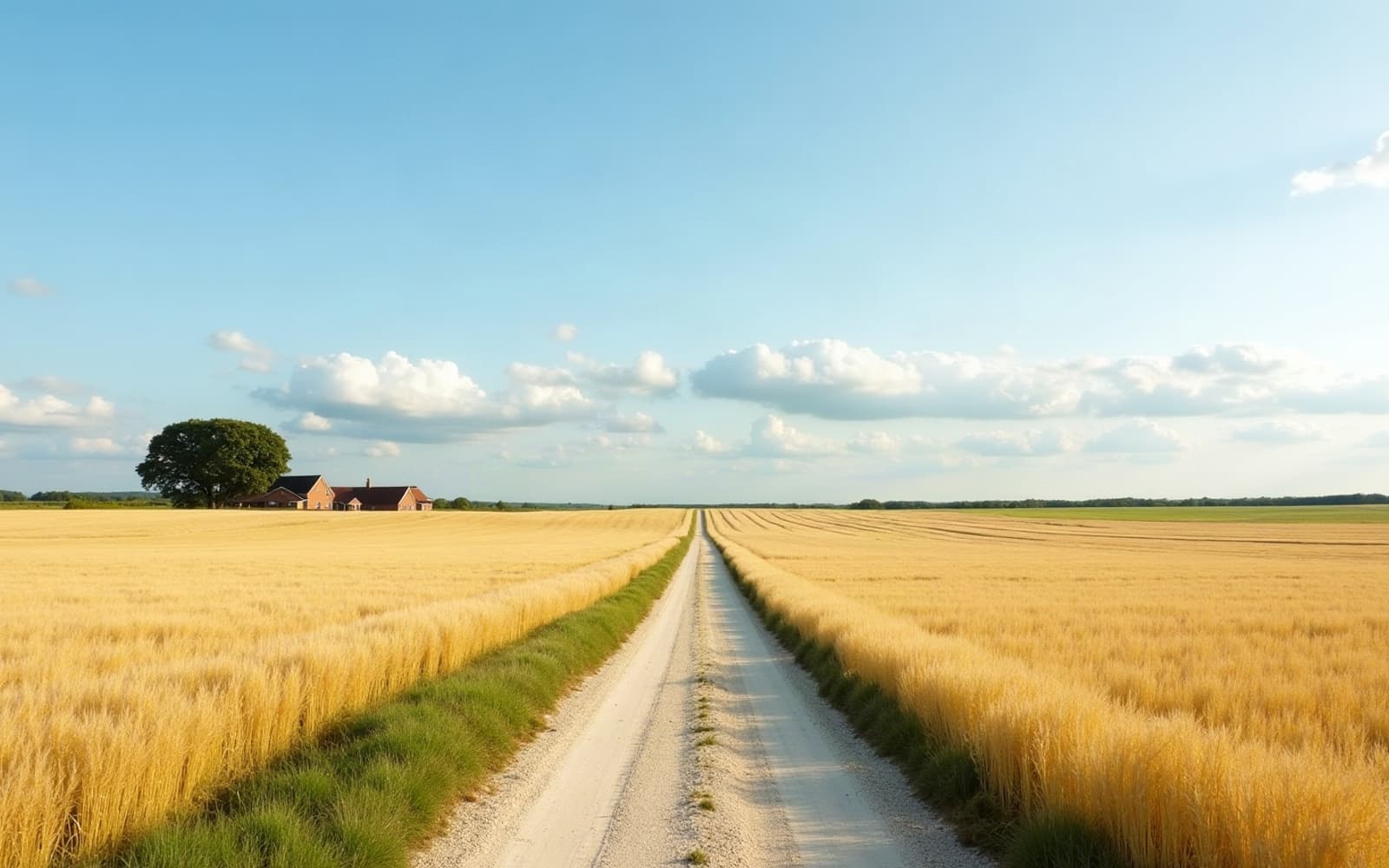 Plateau agricole dégagé aux abords de Thélus